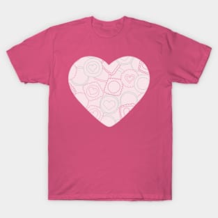 Light pink sweet love cookies T-Shirt